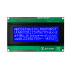 Basic 20x4 Character LCD -  White on Blue