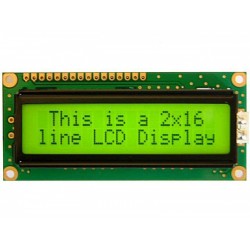16x2 Character LCD Green backlight